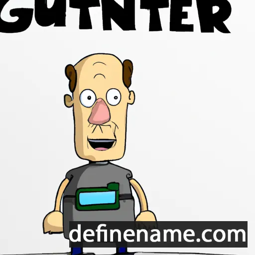 cartoon of the name Gunther