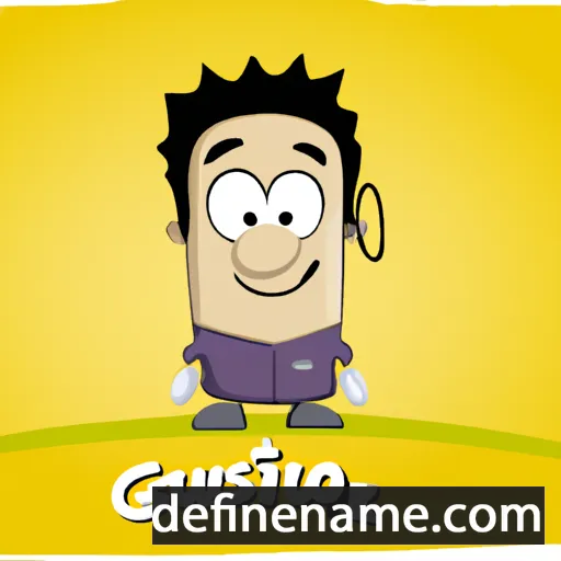 Gustavo cartoon