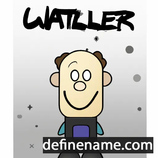 Gwallter cartoon