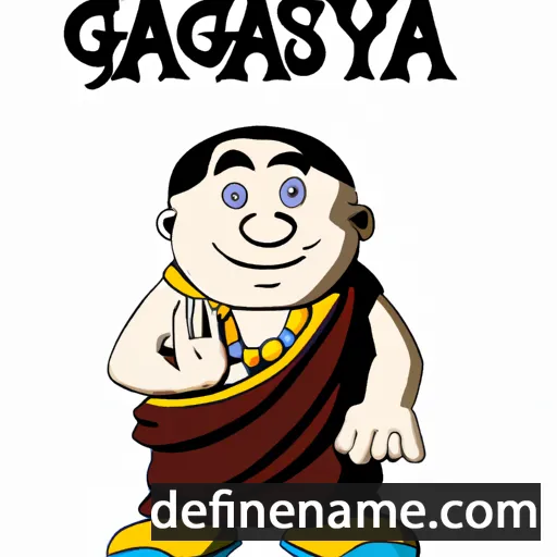 Gyatso cartoon