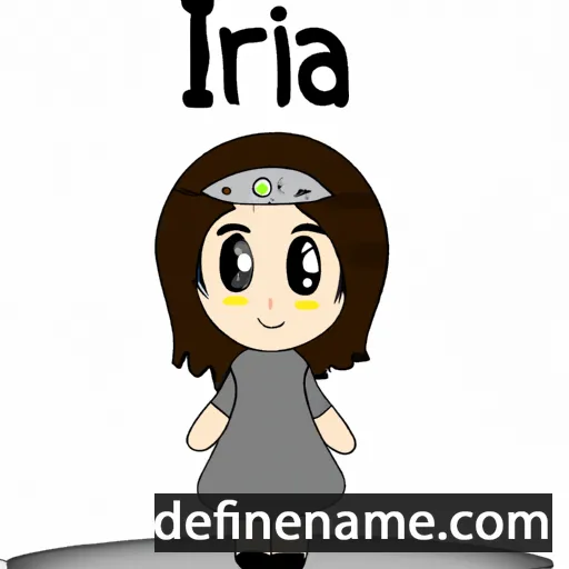 cartoon of the name Iria