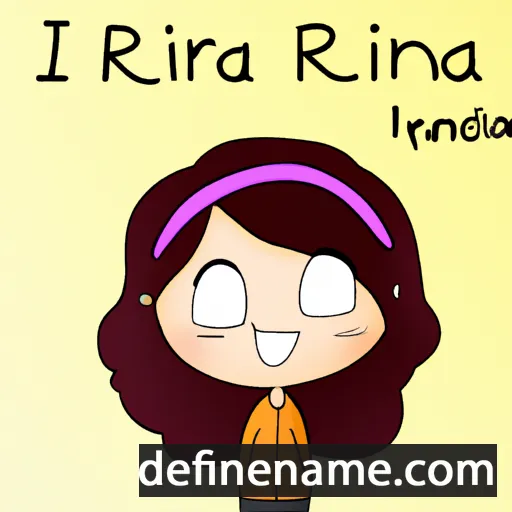 Iriana cartoon