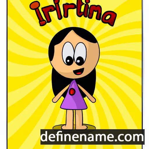 Irianita cartoon