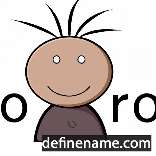 cartoon of the name Iro