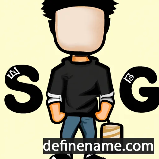 cartoon of the name Isang