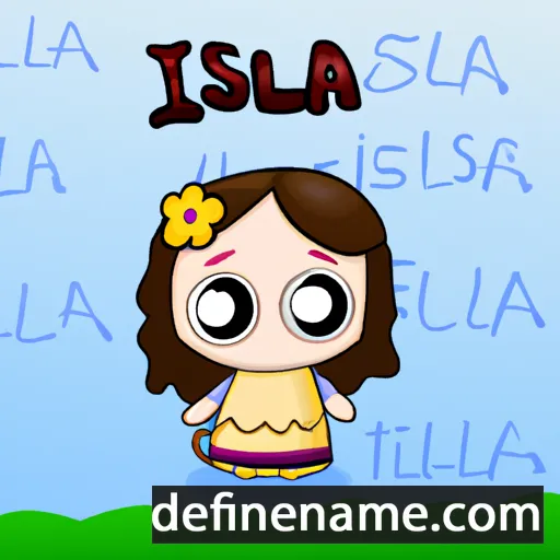 Isella cartoon