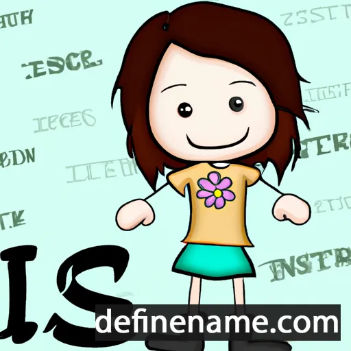 cartoon of the name Isi