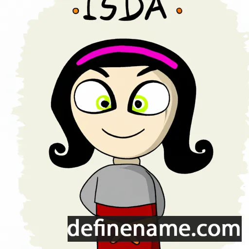 Isida cartoon