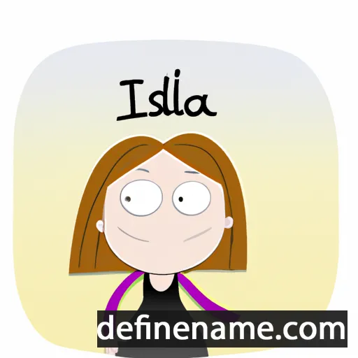 cartoon of the name Isilda