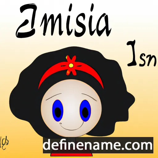 Ismênia cartoon