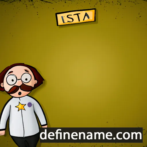 cartoon of the name Istas