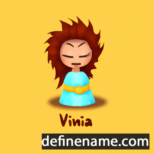 Ívina cartoon