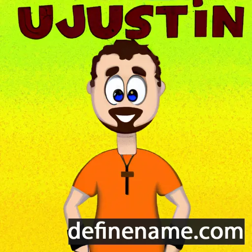 Iustin cartoon