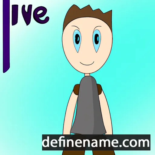 cartoon of the name Ive