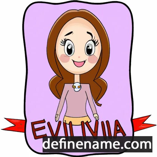 Ivelina cartoon