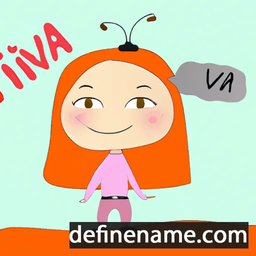 Ivia cartoon