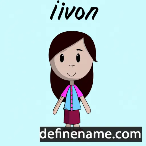 Ivón cartoon