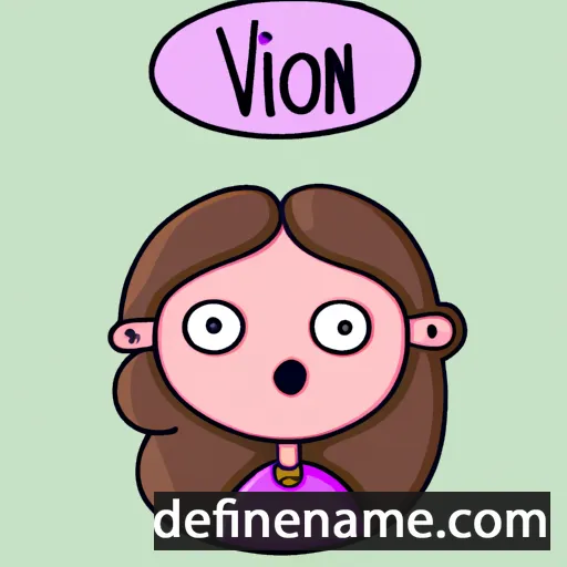 cartoon of the name Ivón