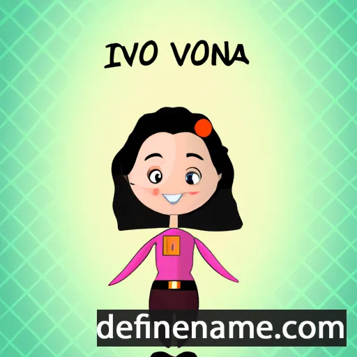 Ivonna cartoon