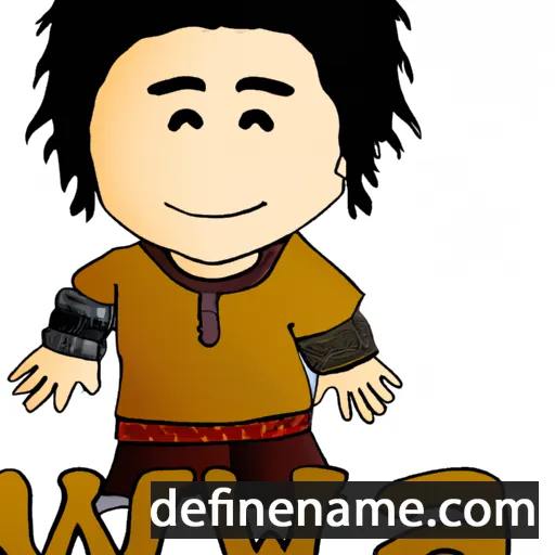 cartoon of the name Iwa