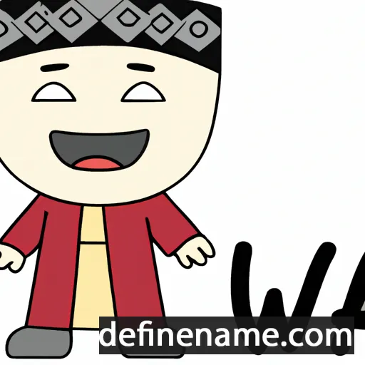 cartoon of the name Iwa