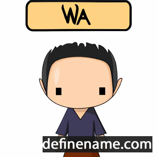 cartoon of the name Iwa