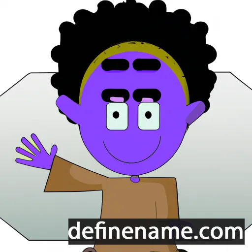 cartoon of the name Iyabode