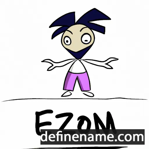 Izon-ebi cartoon