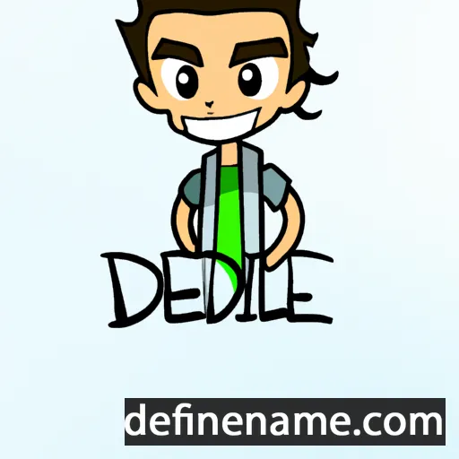 cartoon of the name Jadiel