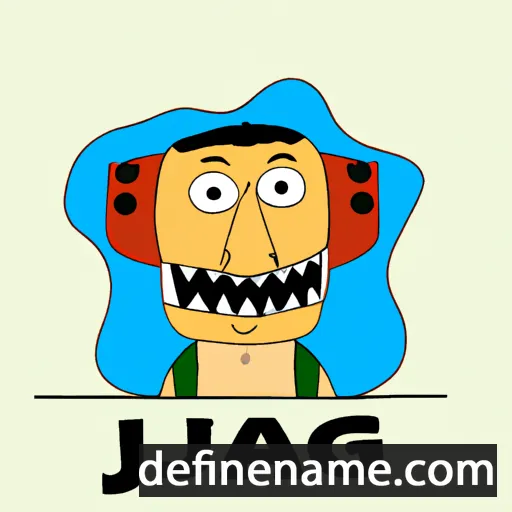 cartoon of the name Jaga