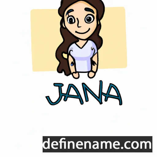 cartoon of the name Jaina