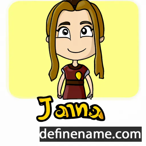 cartoon of the name Jaina