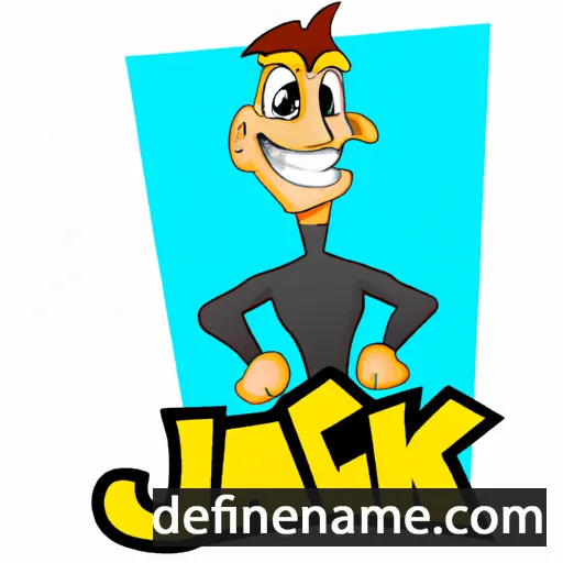 cartoon of the name Jak