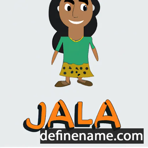 cartoon of the name Jala