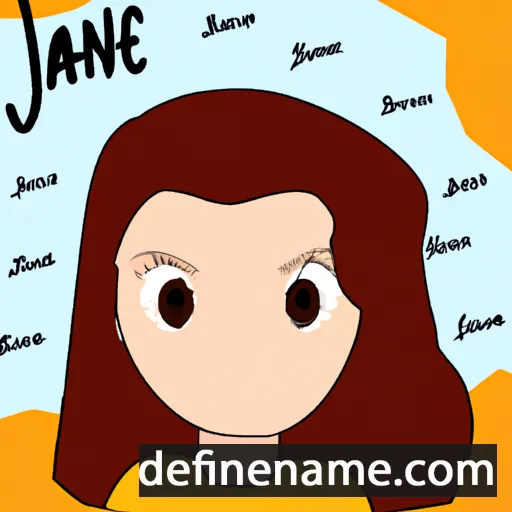 Jáne cartoon