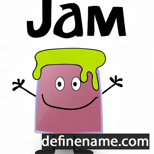 cartoon of the name Jam