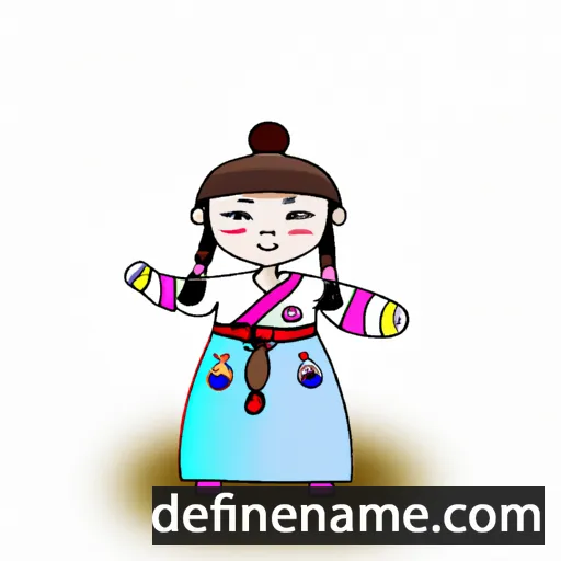 cartoon of the name Jang-mi