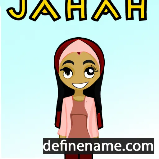 Janiah cartoon