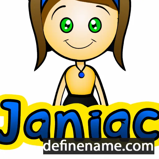 cartoon of the name Janica