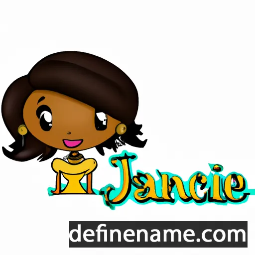 Janiece cartoon