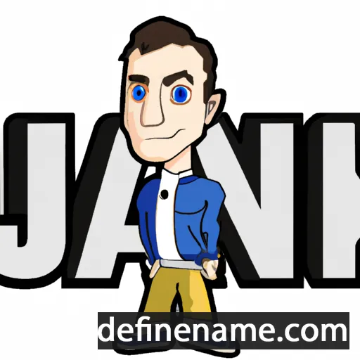 cartoon of the name Janik