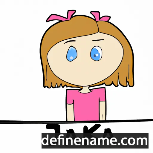 cartoon of the name Janka