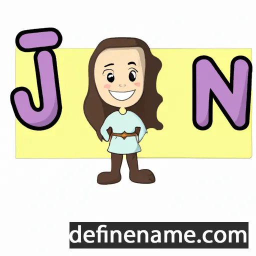 cartoon of the name Janni