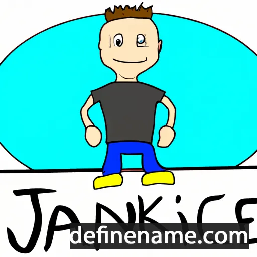 cartoon of the name Jannick