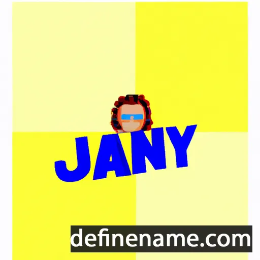 cartoon of the name Janny