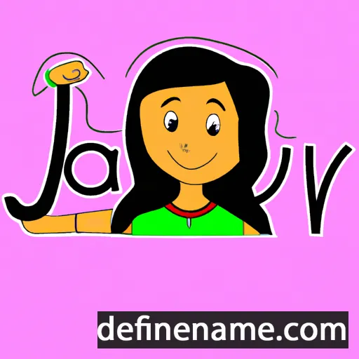 Janvi cartoon