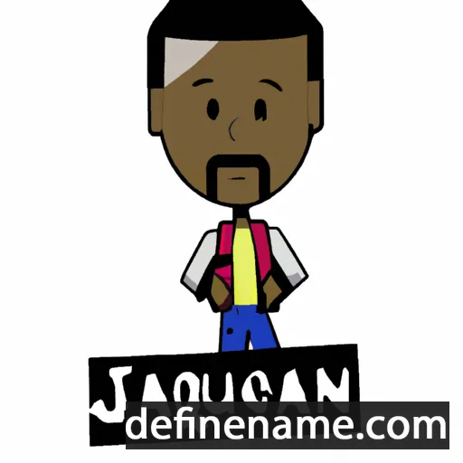 cartoon of the name Jaquan