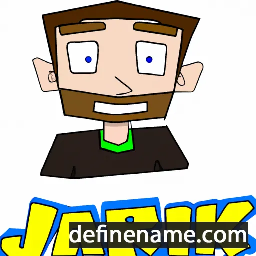 cartoon of the name Jark