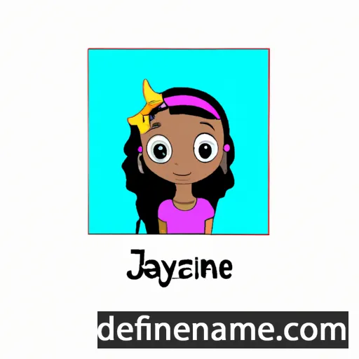 Jazlyne cartoon