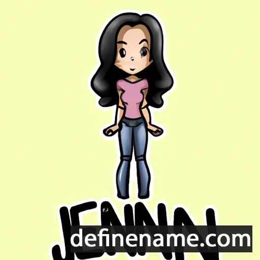 Jeanina cartoon